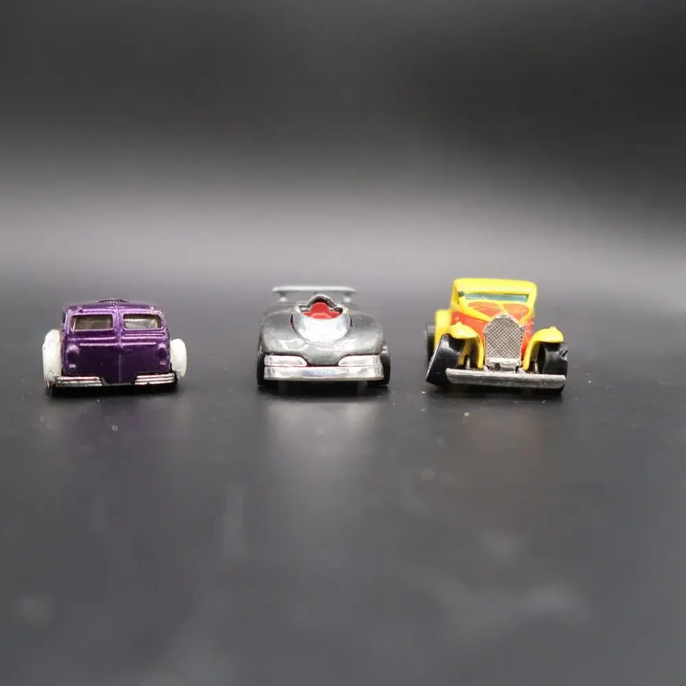 Hot Wheels Roadsters Diecast Cars Set of 3 1:64 Scale Art Deco Streamline 1980s
